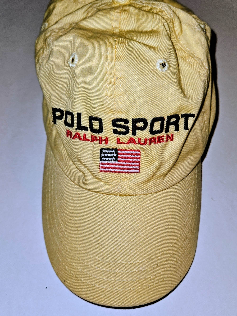 Polo by Ralph Lauren Yellow Polo Sport Baseball Cap